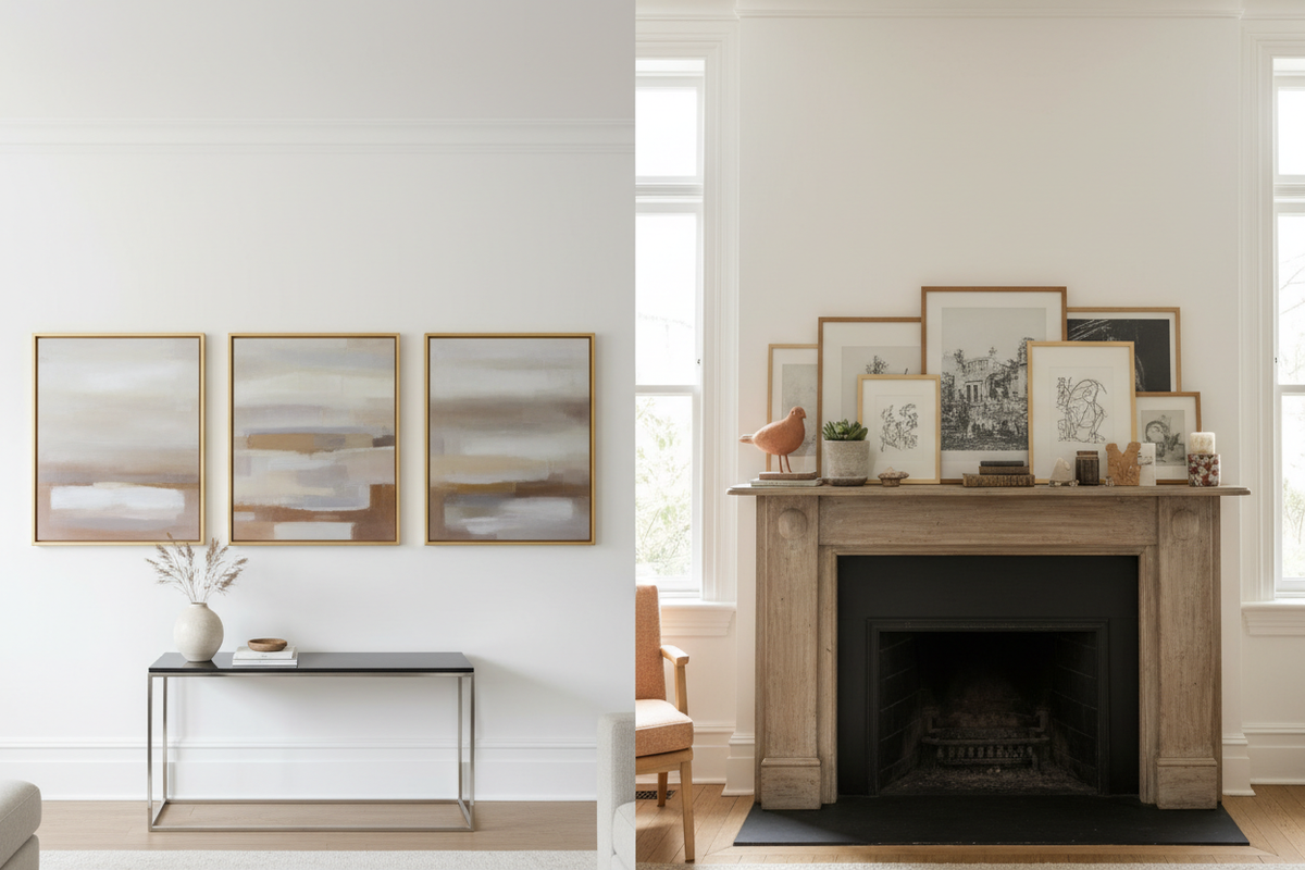 Finding Your Display Personality: Should You Mount or Rest Your Artwork?