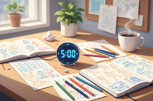 Five-Minute Drawing Routines to Boost Your Artistic Confidence Daily