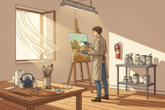 Five Must-Know Safety Steps for Oil Painters: Work Smarter, Not Harder