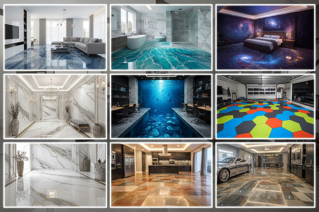 Floor Goals: 7 Eye-Catching Epoxy Designs to Transform Your Space