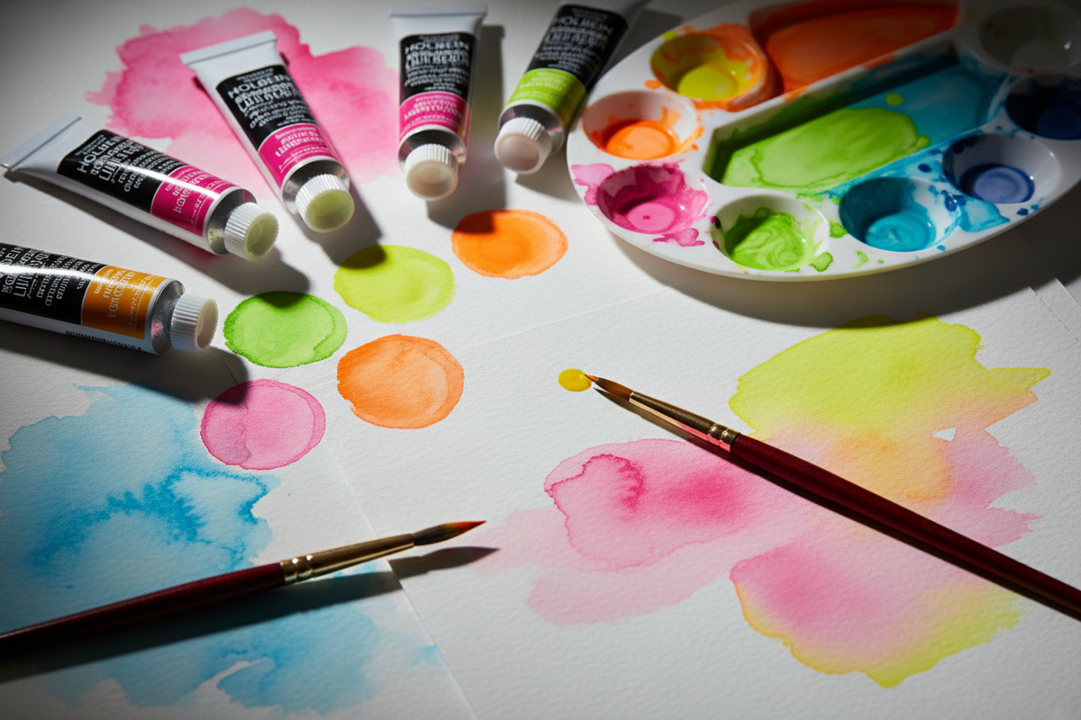 Fluorescent Fantasy: A Complete Guide to Holbein Luminous Artists’ Watercolours
