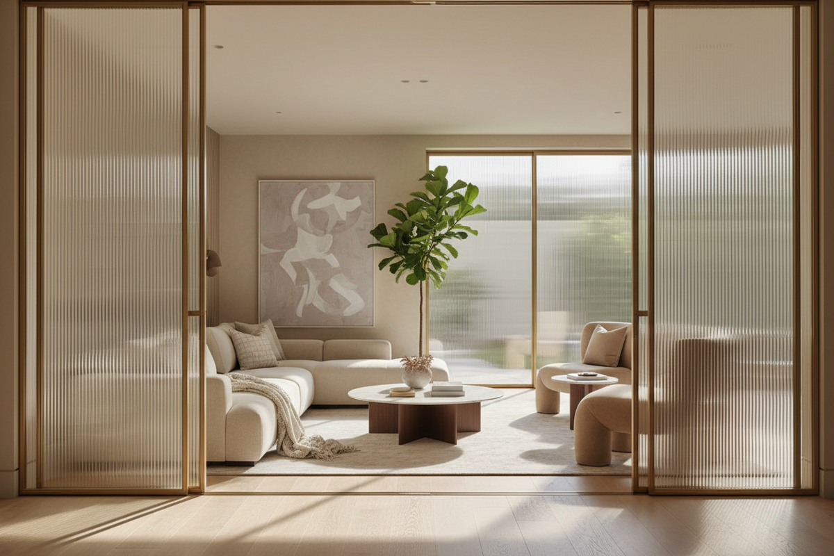 Fluted Glass Doors: Top 5 Reasons They Belong in Your Home