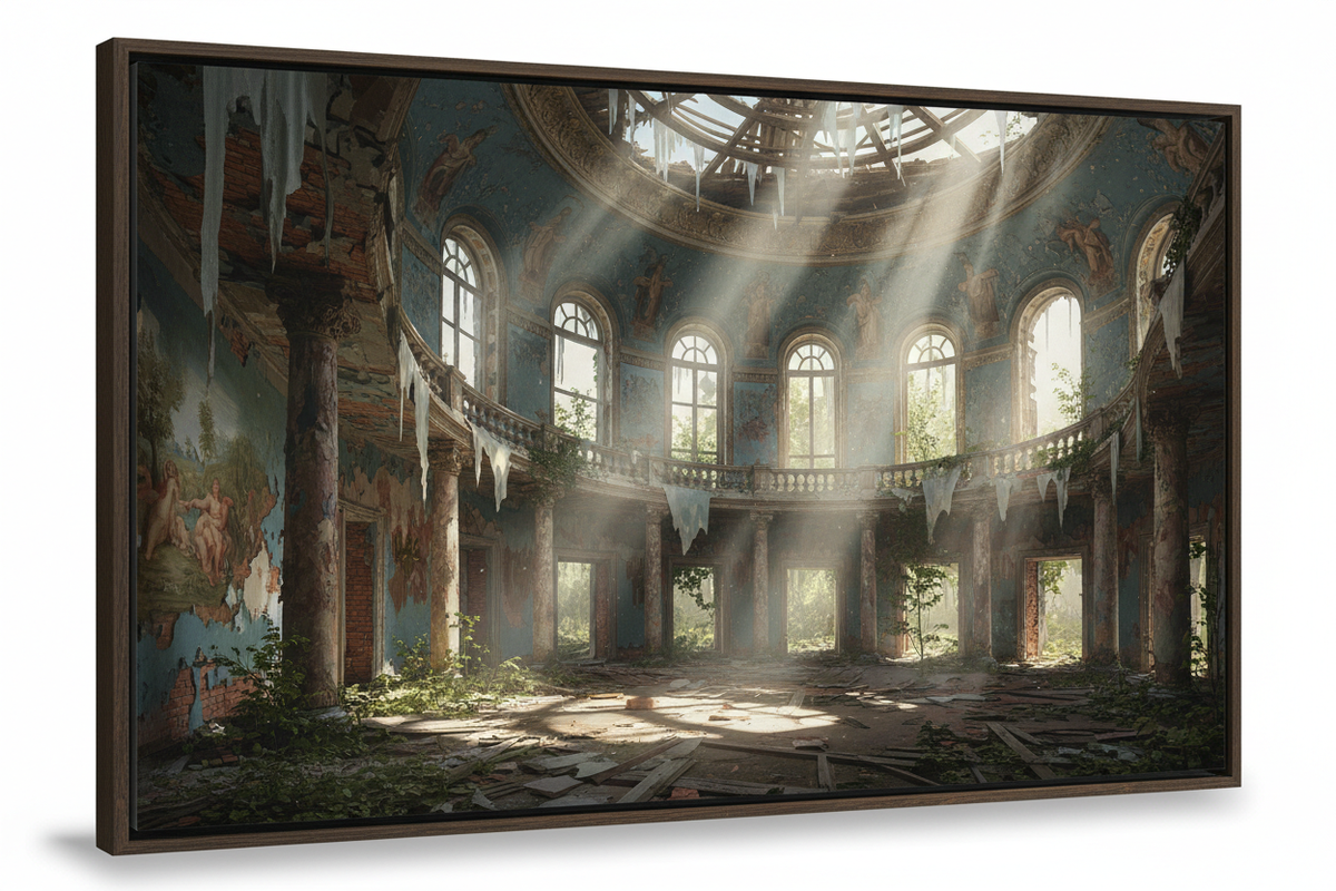 Forgotten Architecture: Canvas Prints of Abandoned Buildings and Spaces