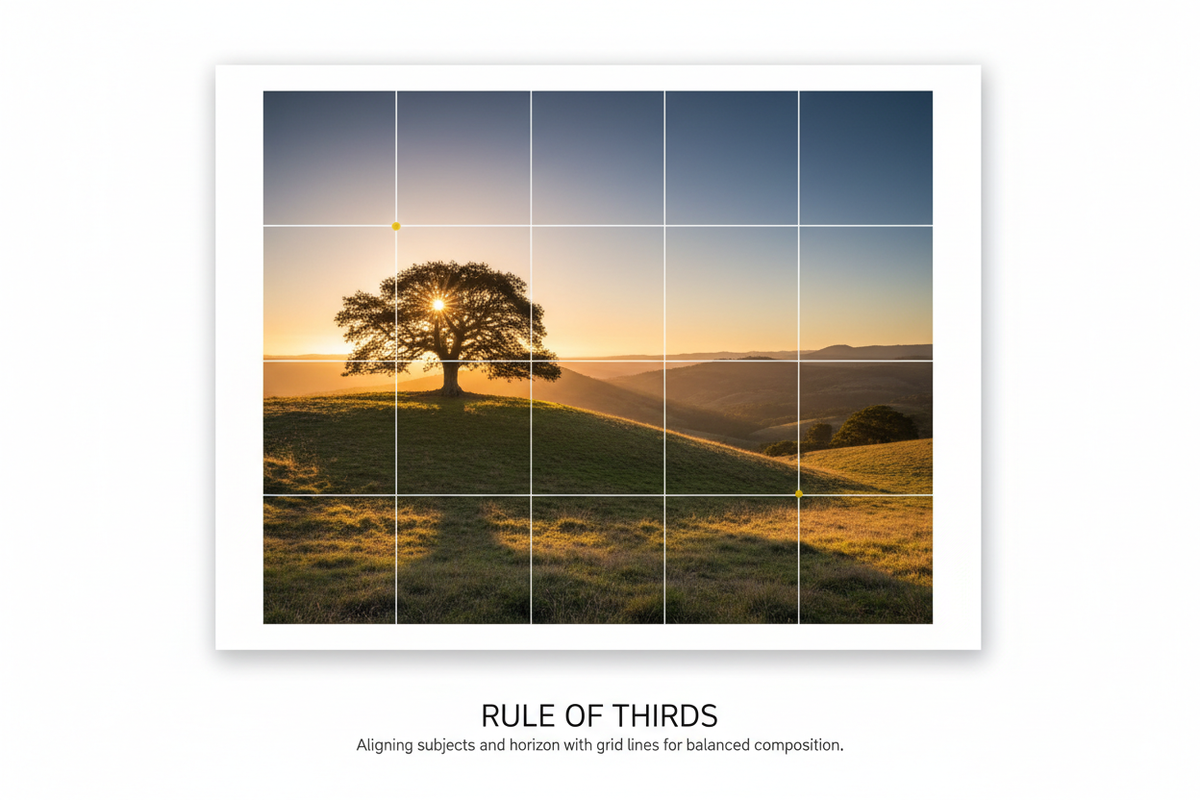 Framing Perfection: Understanding the Rule of Thirds in Photography