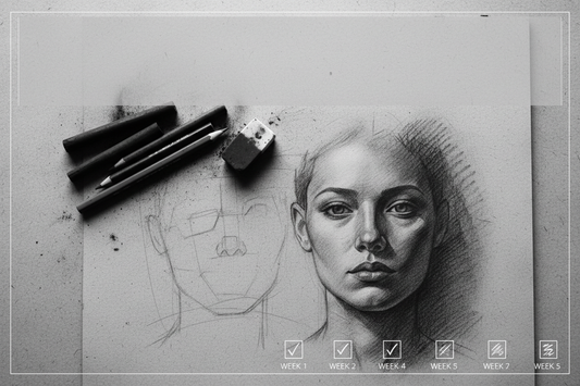 From Beginner to Pro: Your Five-Week Journey Through 12 Charcoal Drawing Secrets