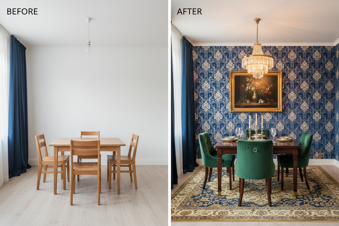 From Bland to Grand: Selecting the Right Wallpaper for Your Dining Space