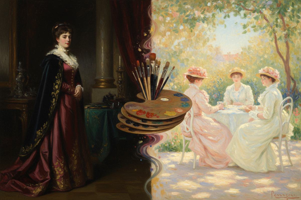 From Brush to Canvas: The Color Choices that Shaped Sargent and Renoir's Art