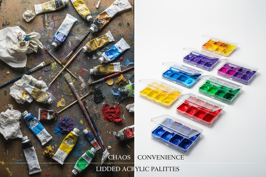 From Chaos to Convenience: The Power of Lidded Acrylic Palettes