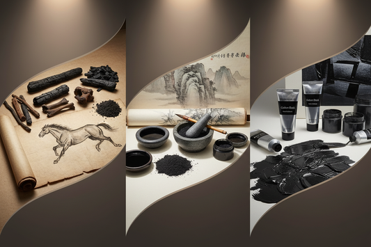 From Charcoal to Synthetic: The Evolution and Uses of Black Pigments in Art