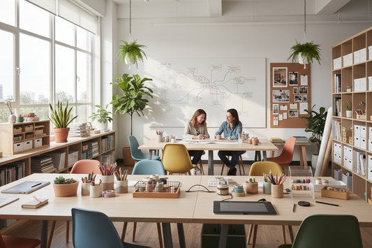 From Clutter to Collaboration: Organizing the Ultimate Creative Workspace