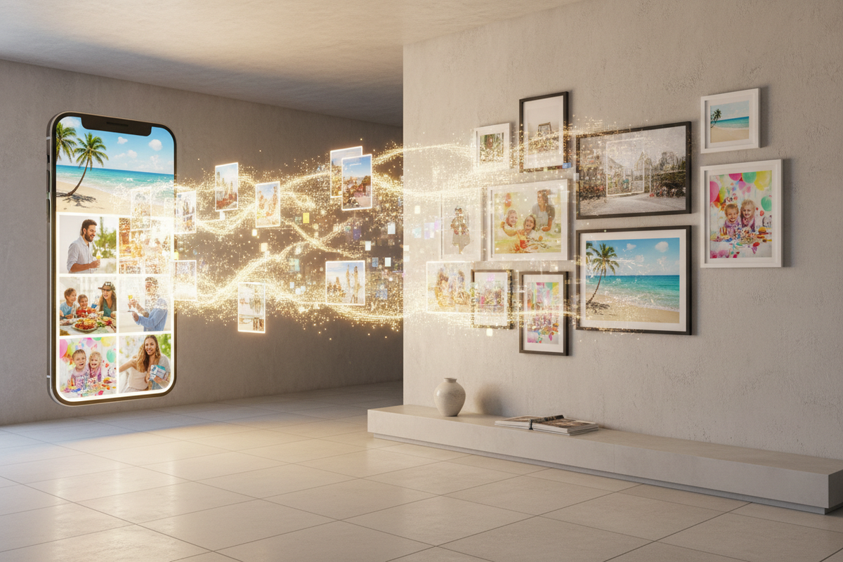 From Digital to Tangible: Turning Your Social Media Memories into Wall Art