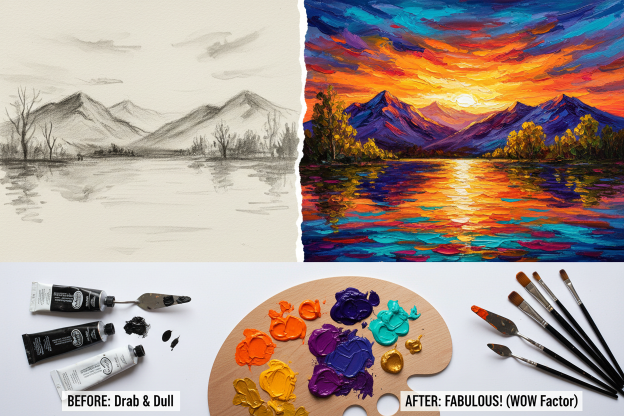 From Drab To Fab How To Create Acrylic Landscapes With The Ultimate W From Drab To Fab How To Create Acrylic Landscapes With The Ultimate W