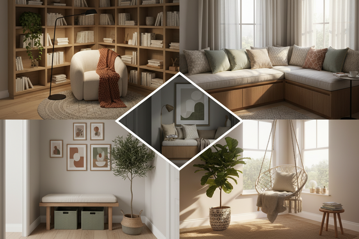 From Empty to Inviting: Clever Seating Ideas for Forgotten Corners