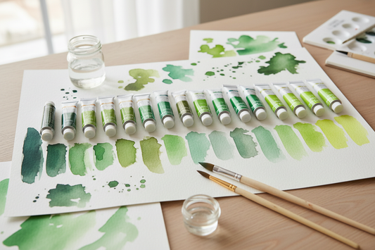 From Forest to Lime: Why Schmincke Horadam’s 20 Greens Are a Must-Have for Artists
