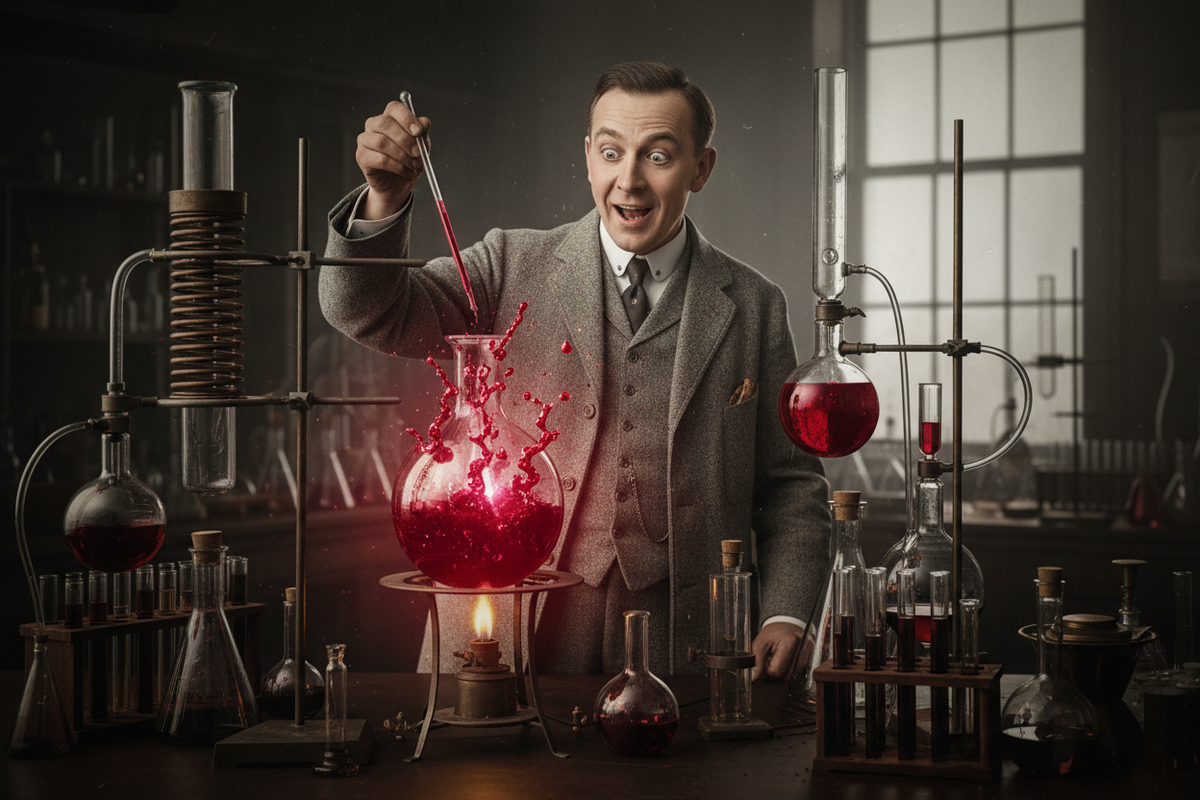 From Mistake to Marvel: The Untold Tale of Pyrrole Red's Invention