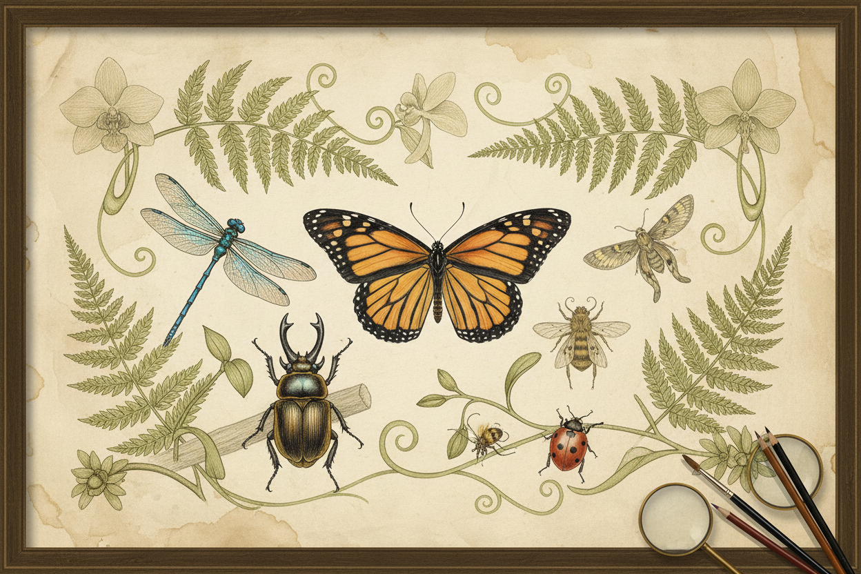 From Nature to Paper: Natalie McIntyre’s Breathtaking Insect Drawings ...
