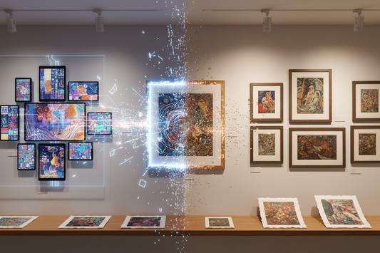 From Pixels to Paper : Elevate Art Through wall pics and paper prints