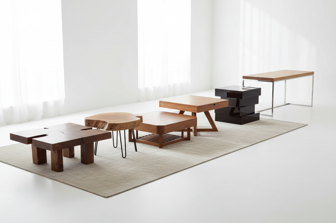 From Rustic to Sleek: 7 Must-See Modern Wooden Center Table Designs