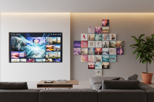 From Screen to Scene: Bringing Digital Art to Physical Spaces with Photo Tiles