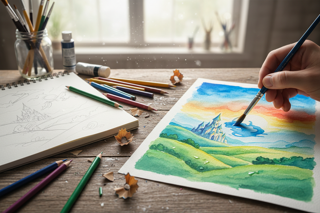 From Sketch to Masterpiece: How to Use Watercolour Pencils Effectively