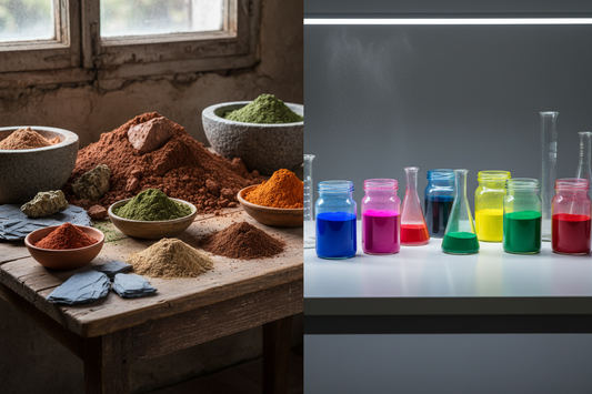 From Soil to Studio: Understanding the Difference Between Earth and Synthetic Pigments
