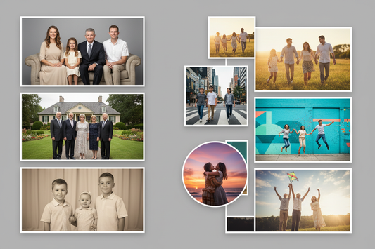 From Traditional to Trendy: Fresh Ideas for Family Portraits