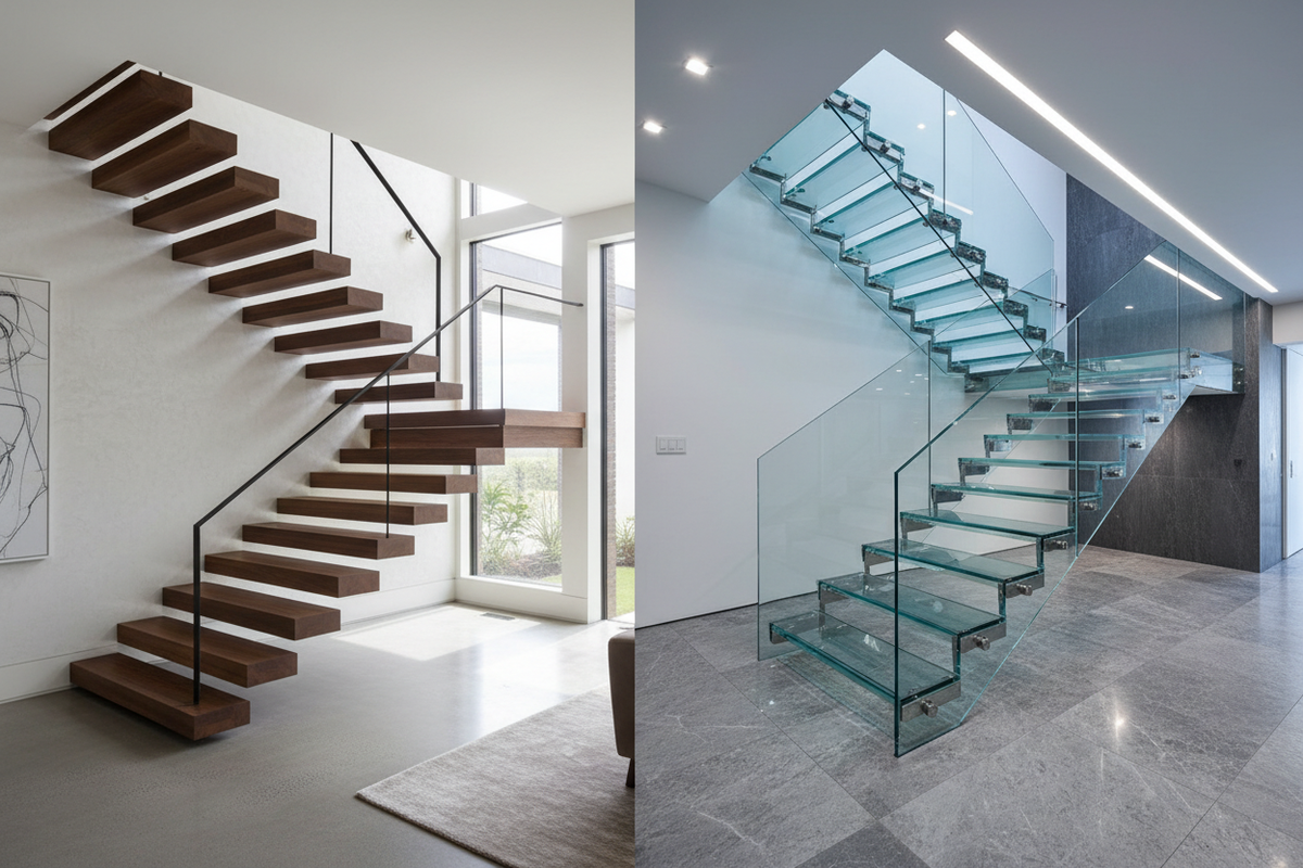 From Wood to Glass: Elegant Open Staircase Styles You’ll Love