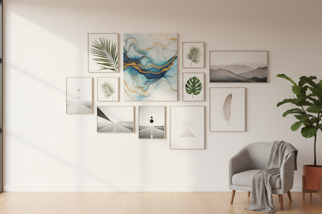 Gallery Wall Magic: Mastering the Art of Arranging Canvas Prints