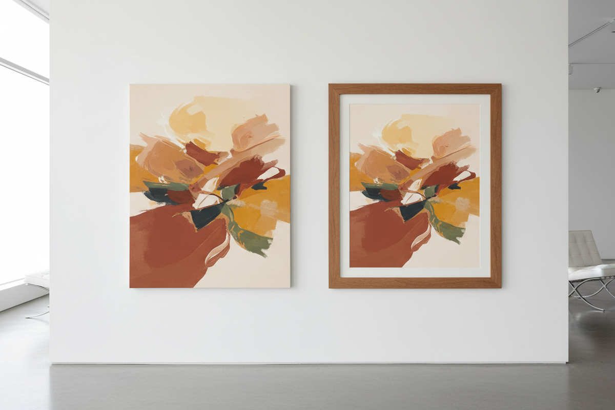 Gallery-Wrapped Canvas Prints vs. Framed Canvas Art: Which Is Better for Your Space?