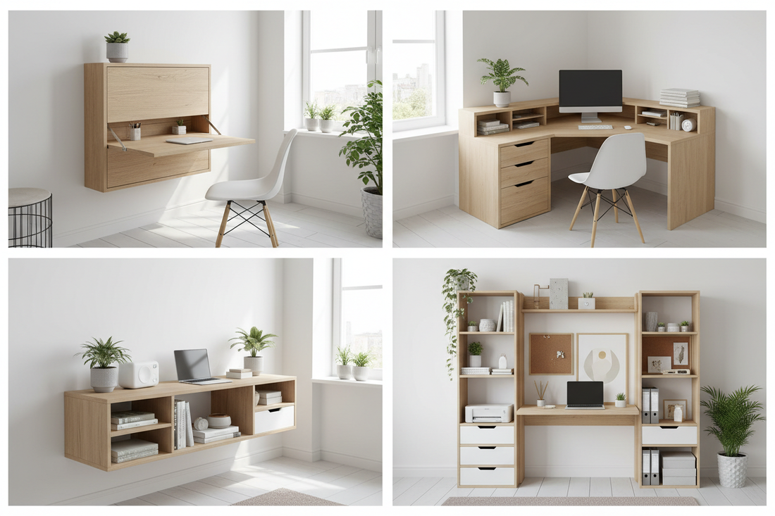 Genius Study Table Designs to Maximise Space in Small Rooms