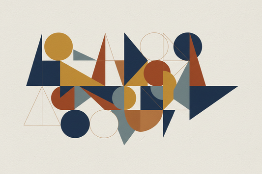 Geometric Abstractions: The Precision and Beauty of Shape-Based Canvas Art