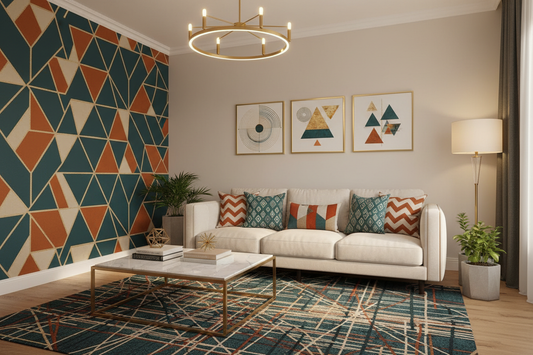 Geometric Prints Are Taking Over Interiors