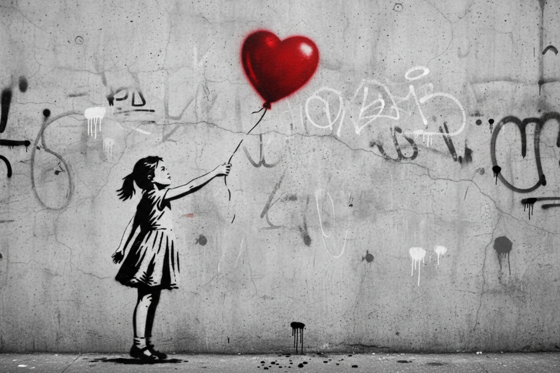 Girl With Balloon: How Banksy’s Artwork Challenges  Freedom and Innocence