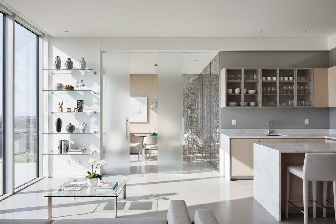 Glass Interiors Made Simple: Creative Ideas and Practical Applications