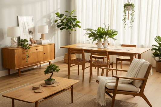 Golden Hues and Natural Grace: Teak Wood Furniture Ideas for Every Room