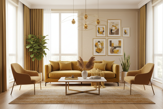 Golden Hues: Stunning Yellow Living Room Designs to Try