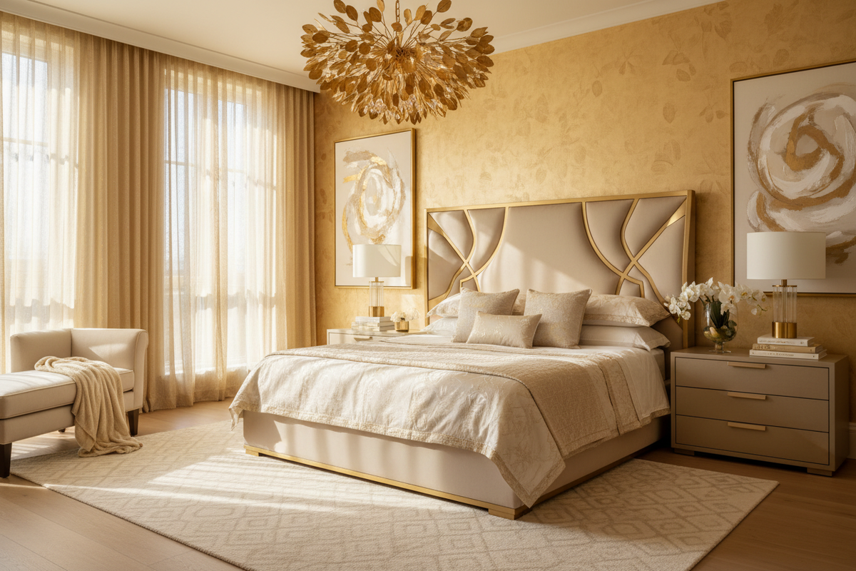 Golden Interiors: Luxury Home Design Tips and Trends