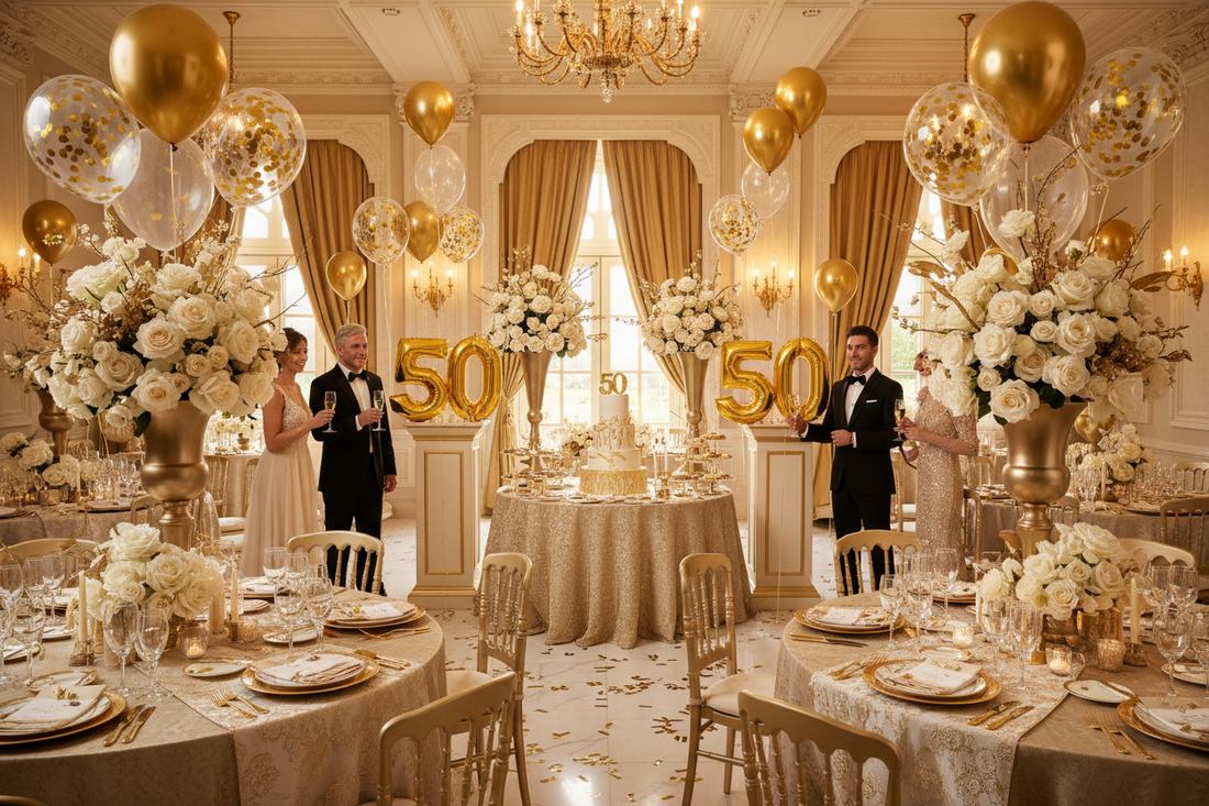 Golden Jubilee Celebration: Timeless Ideas for a 50th Anniversary Party
