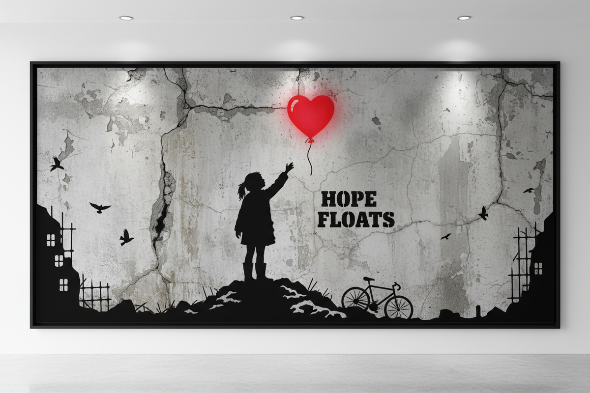 Graffiti Wall Art & Street Art Style: Banksy-Inspired Interior Décor