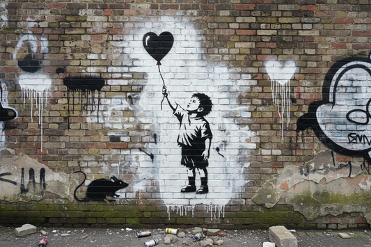 Graffiti Wall Art & Street Art: The Iconic Banksy Influence