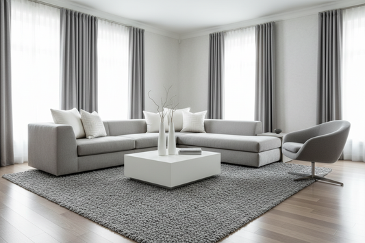 Grey And White Living Room: Elegant Foundations