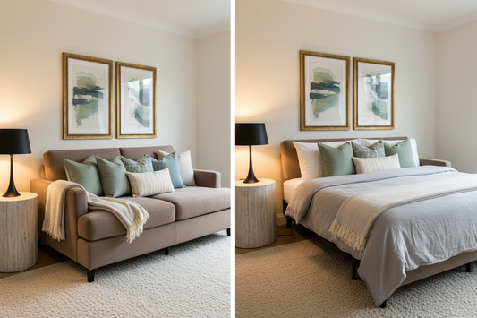 Guest Room Transformation Made Easy with a Convertible Sofa Bed