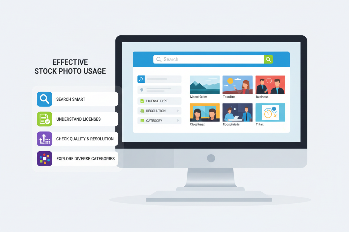 Guidelines for Using Stock Photo Websites Effectively