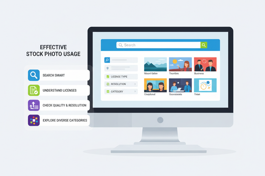 Guidelines for Using Stock Photo Websites Effectively