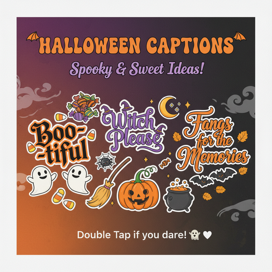 Halloween Instagram Captions: Cute, Funny, and Unique Phrases