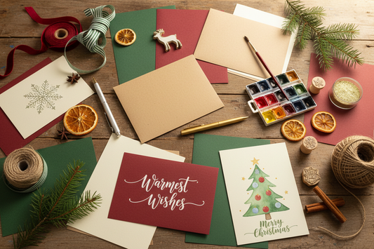 Handmade Holiday Joy: Simple Christmas Card Creations