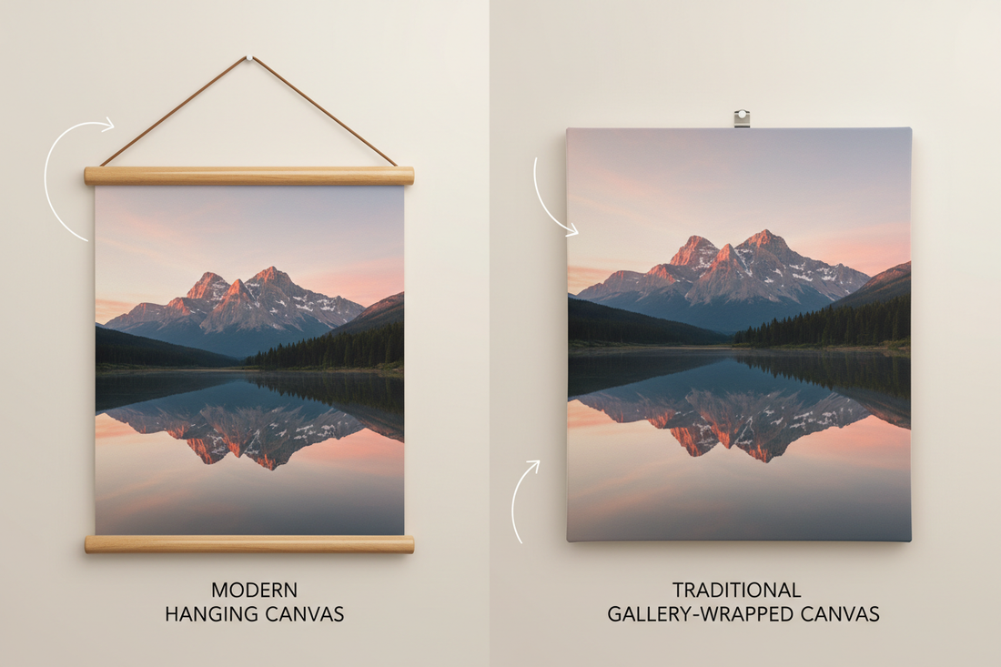 Hanging vs. Traditional Canvas Prints: A Complete Guide
