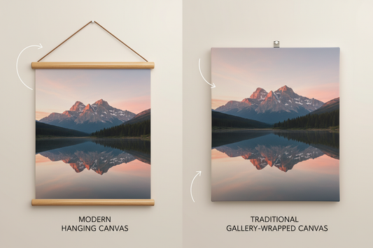 Hanging vs. Traditional Canvas Prints: A Complete Guide