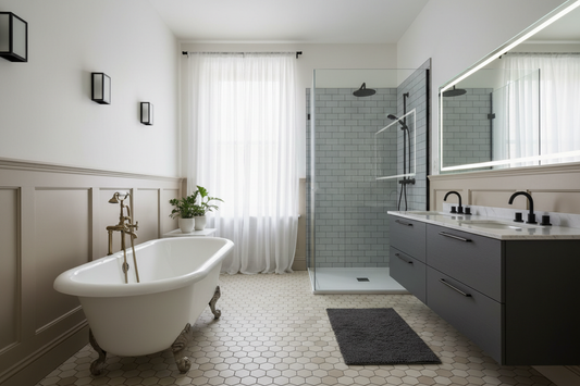 Harmonizing Traditional Bathroom Aesthetics with Contemporary Design Elements