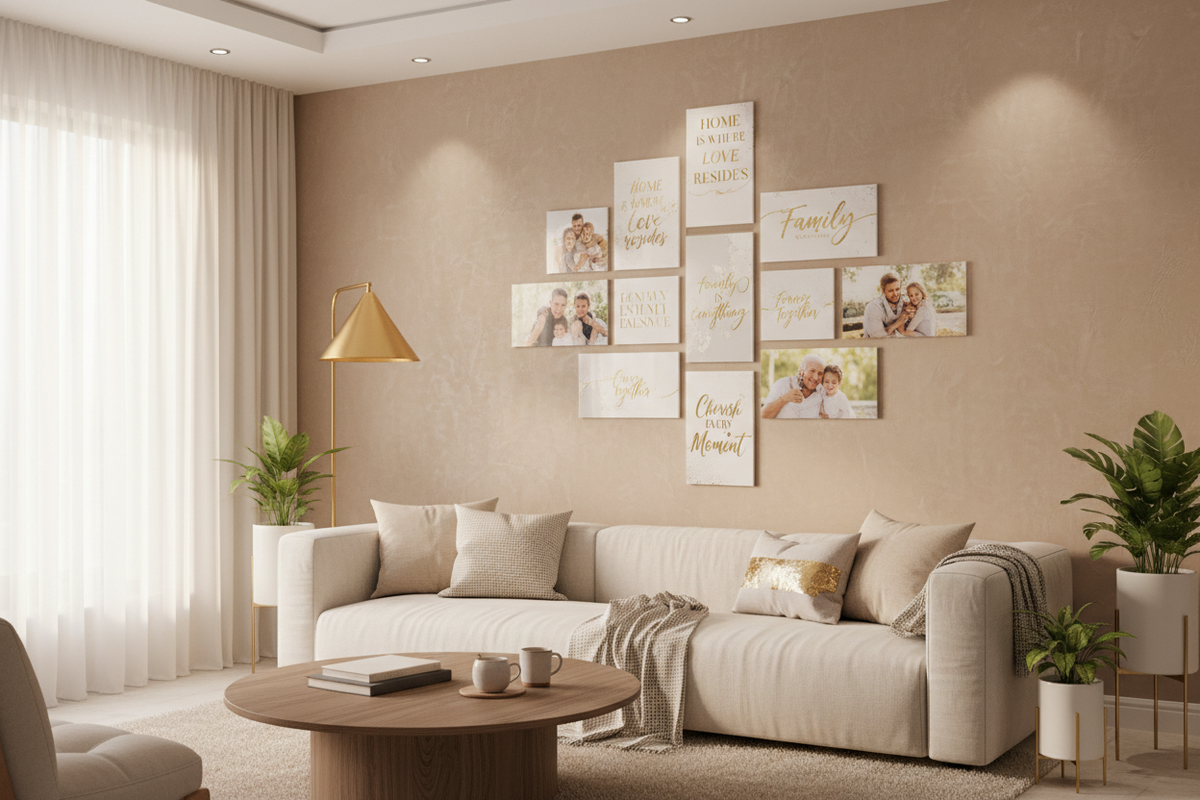 Heartwarming Sayings: Elevate Your Home with Wallpics Photo Tiles